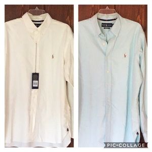 2 Ralph Lauren Oxford Shirts size XL